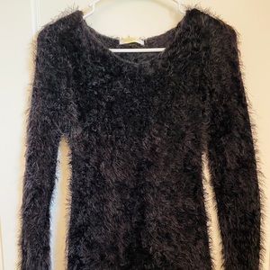 Fake fur comfy tee